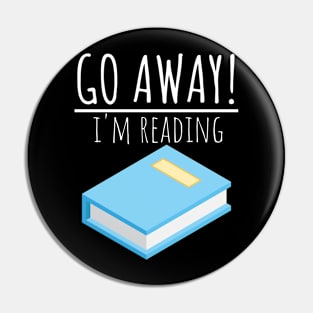 Bookworm go away! I'm reading Pin