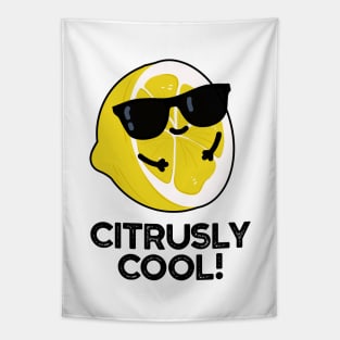 Citrusly Cool Cute Fruit Citrus Pun Tapestry