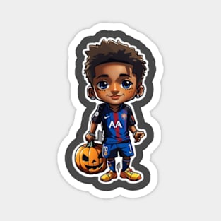 neymar brazil football Halloween Magnet