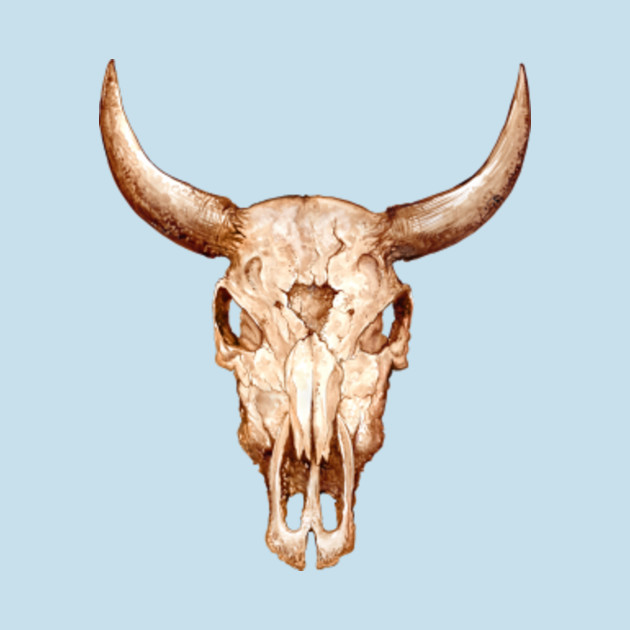 Discover SKULL BULL COWBOY - Skull - T-Shirt