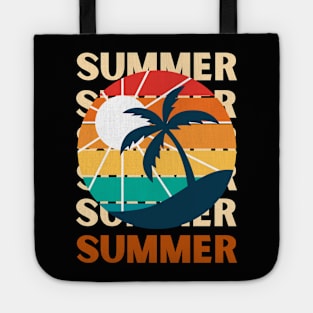 Hello summer sunset Beach summertime Adventure travel lover palm tree sun Tote