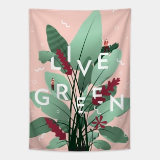 Live Green! Tapestry