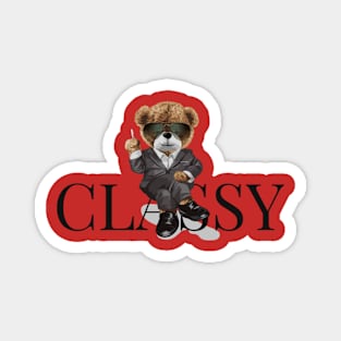 The bear design "Classy" Magnet