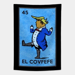 Trump Dictator La Loteria Card Art El Covfefe Tapestry