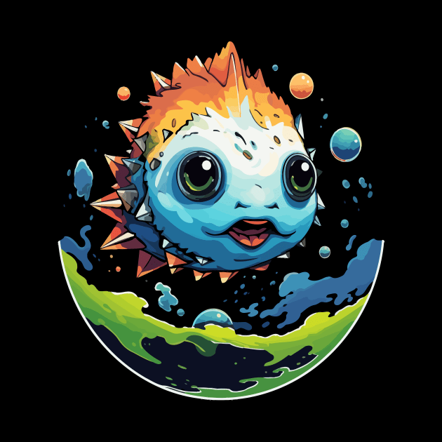 Puffer Fish Earth Day by JH Mart