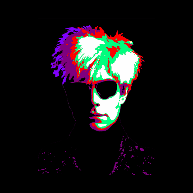 Andy Warhol Pop Art Portrait by PatricianneK