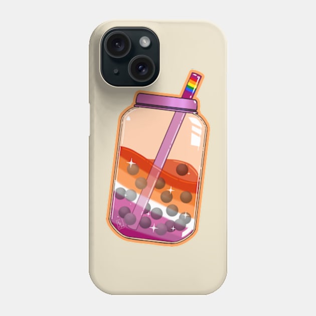 Boba: Lesbian Phone Case by KeishaMaKainn