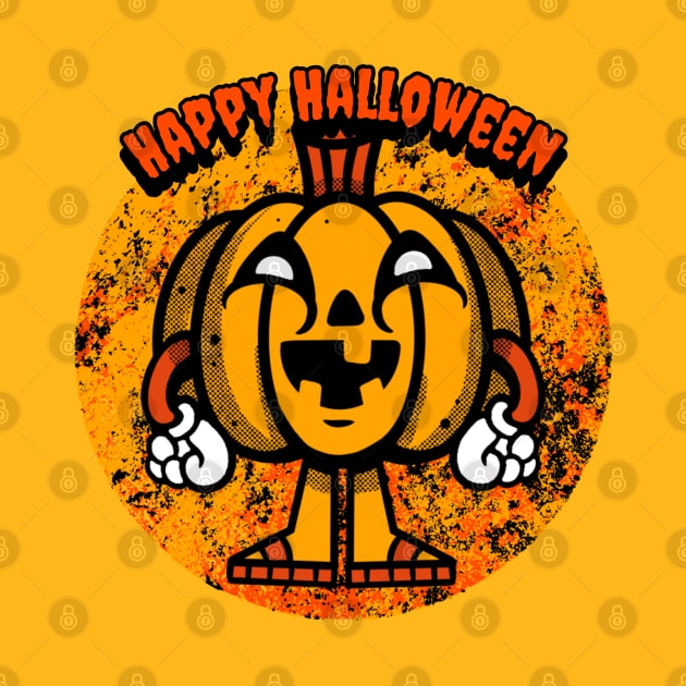 Happy Halloween Mr. Pumpkin Graphic by CTJFDesigns