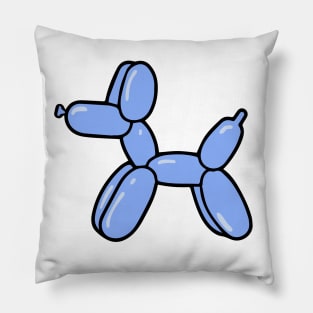 Blue Balloon Dog Pillow