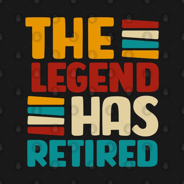 Funny Retirement Shirt, The Legend Has Retired T Shirt, Retirement Gift, Officially Retired Tee, Men Women Retirement, This Guy Is Retired by Funkrafstik