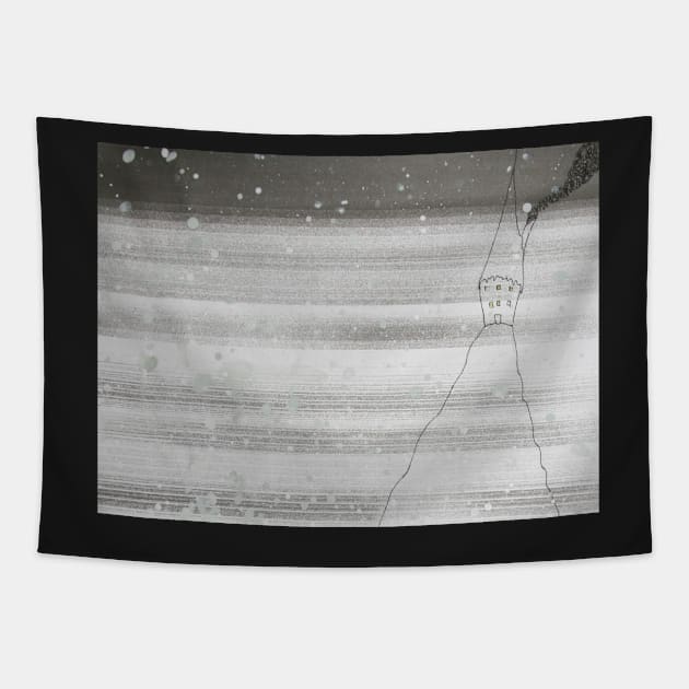 White house Tapestry by gauza