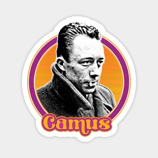 Albert Camus /// Retro Fan Art Design Magnet