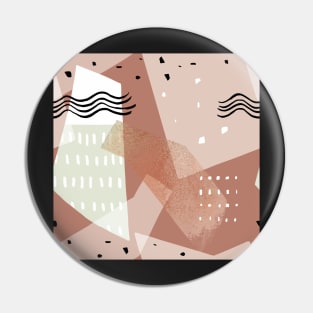 Minimal Colorful Abstract Pattern Pin