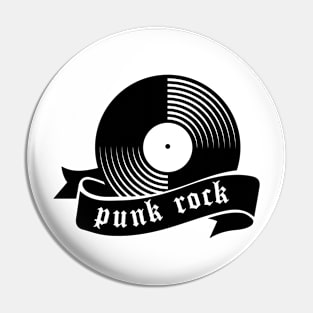 punk rock vinyls Pin