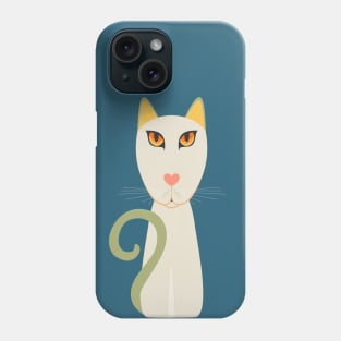 CAT WITH QUESTION MARK TAIL #3 Phone Case