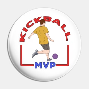 Kickball MVP Pin