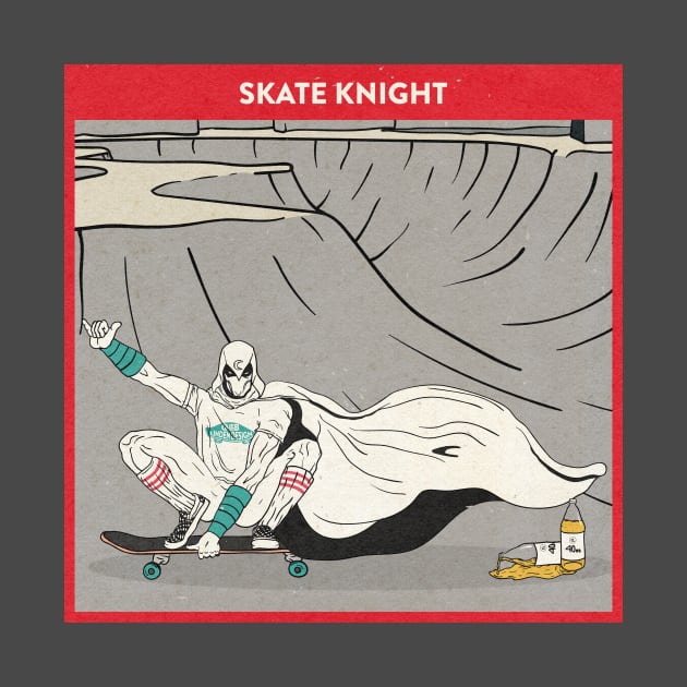 Skate Knight by CalebLindenDesign