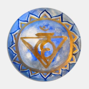 Vishudha Throat Chakra Pin