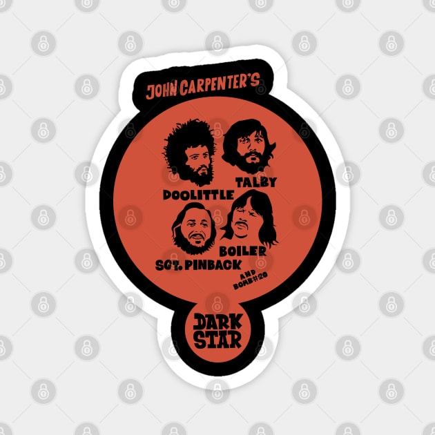 Dark Star: Embrace the Cult Classic by John Carpenter with Retro Sci-Fi Style Magnet by Boogosh