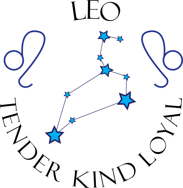 Leo Tender Kind Loyal Kids T-Shirt by MikaelSh