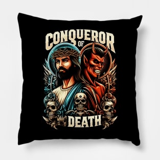 Conqueror of Death, Jesus christian Pillow