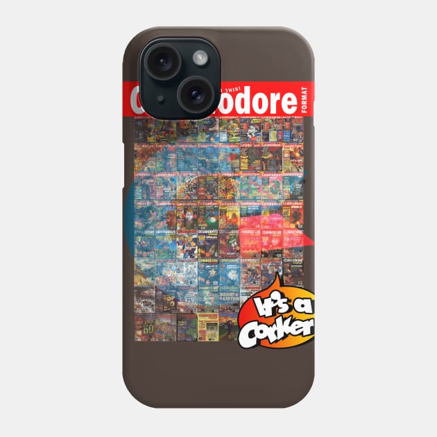 Classic Commodore 64 Commodore Format Covers Phone Case by Meta Cortex