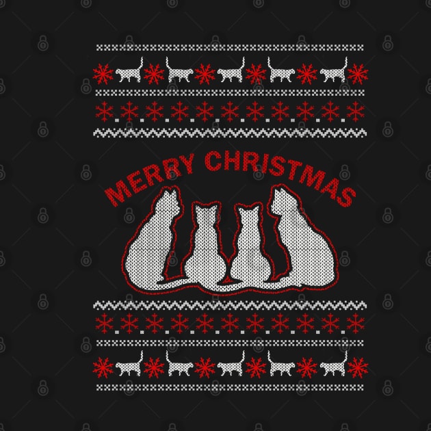 Ugly Xmas Sweater For Cats by bionix