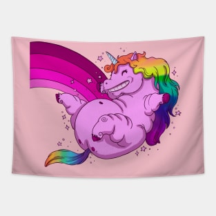 Fat Unicorn! Tapestry