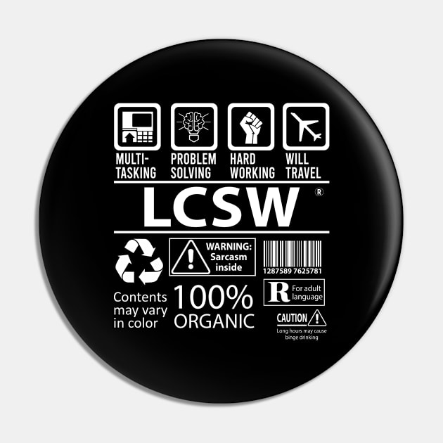 Lcsw - Multitasking Pin by connieramonaa