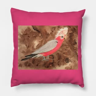 Galah cockatoo from Australia Pillow