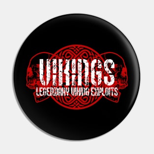 Vikings Series Shading Art Pin