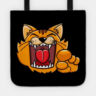 The laughing cat pointing at you Tote