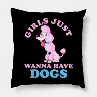 Girls Just Wanna, Girls Just Wanna Have Dogs, Girls Just Wanna Have Fun, Feminism, Gift For Her, Gift For Women, Women Rights, Feminist, Girls, Equality, Equal Rights Pillow