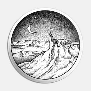 Isle of Skye, Scotland Dotwork Art Pin