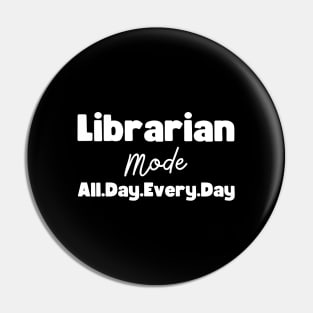 Librarian Gifts Pin