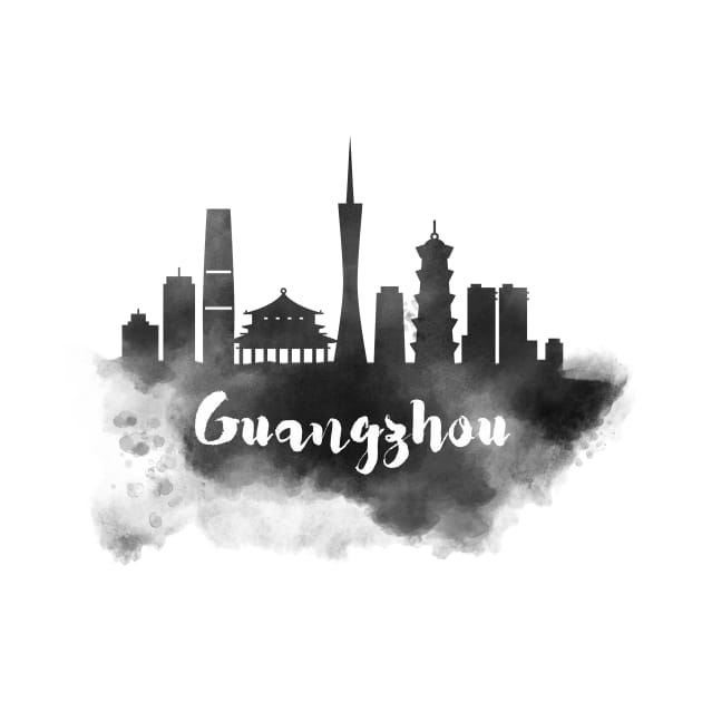 Guangzhou watercolor by kursatunsal