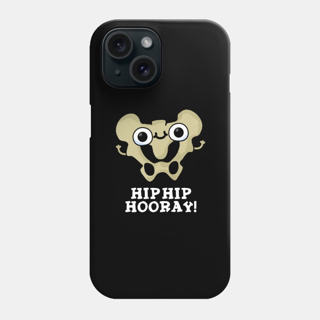 Hip Hip Hooray Cute Anatomy Pun Phone Case by punnybone