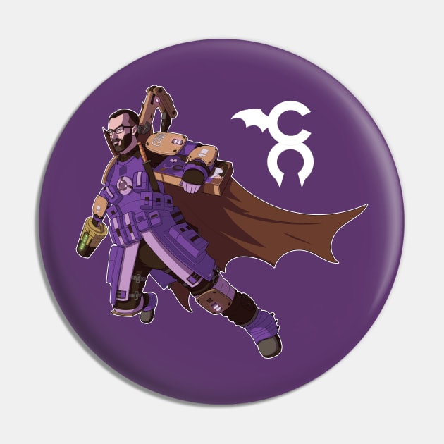 CowntChocula Battery Burgled Pin by CowntChocula