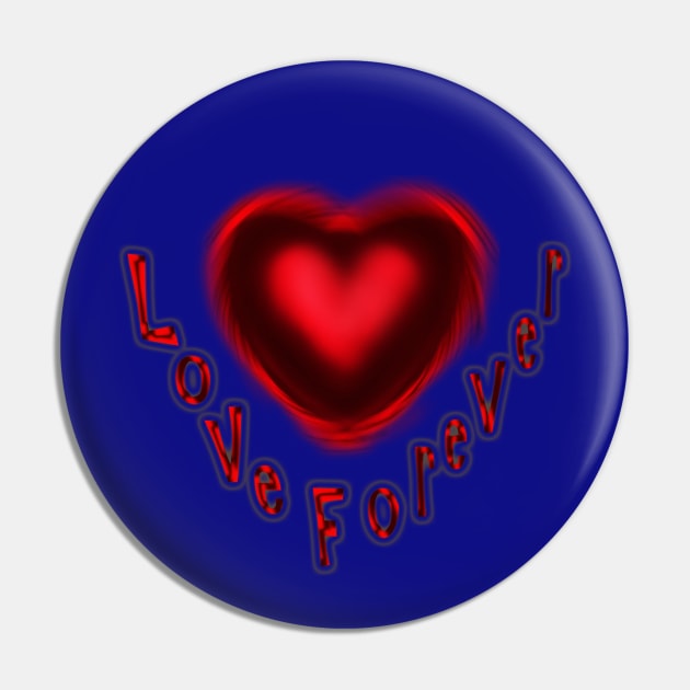 Love Forever Pin by VarietyStarDesigns