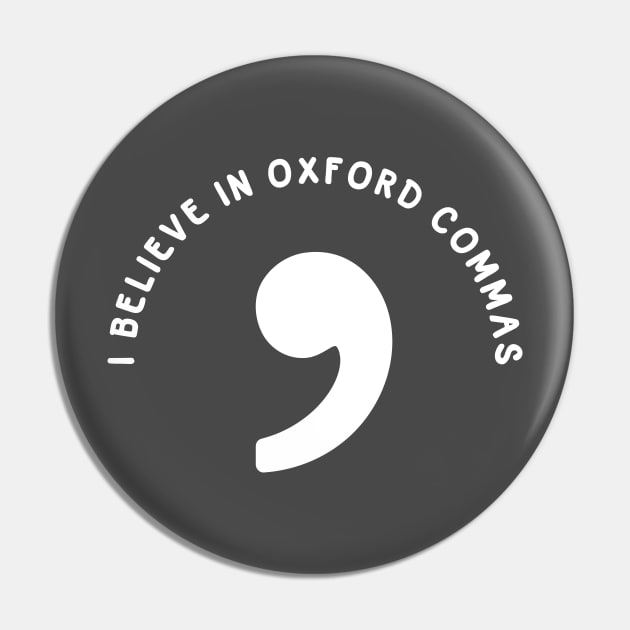 Oxford Comma Pin by jackraken