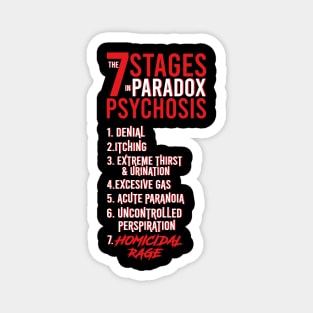 UMBRELLA ACADEMY 2: THE 7 STAGES IN PARADOX PSYCHOSIS (BLACK) Magnet