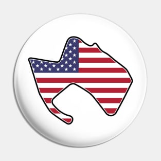 Laguna Seca Raceway [flag] Pin