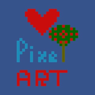 Love Pixel Art T-Shirt