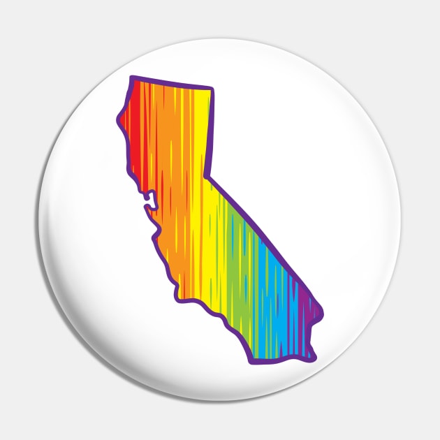 California Pride Pin by Manfish Inc.