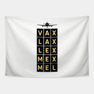 Airport code vaccination design Tapestry