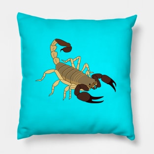 Desert Scorpion Cartoon Pillow