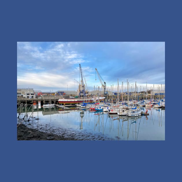 The Marina at South Harbour, Blyth, Northumberland by Violaman