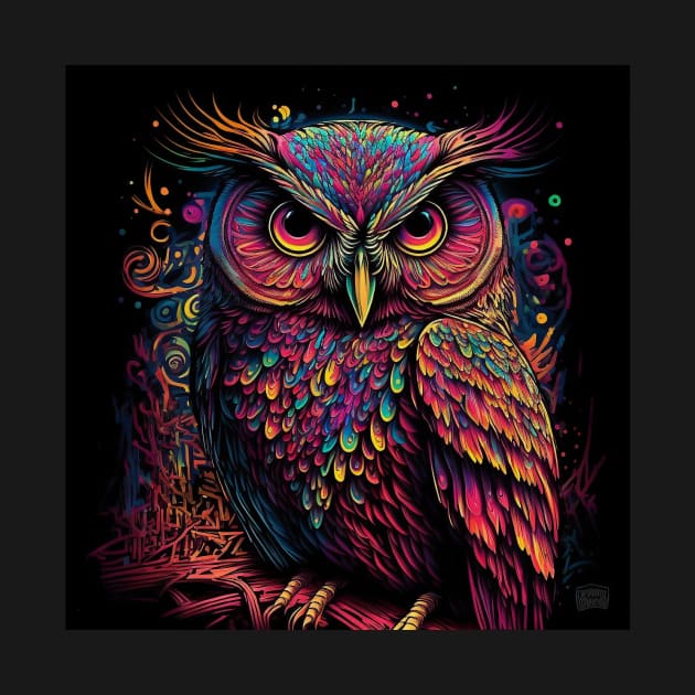 Colorful Owl by taoistviking