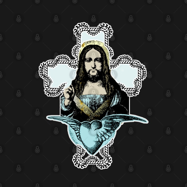 jesus christ of the winged heart by Marccelus