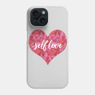 SELF LOVE | Rose Watercolor Phone Case